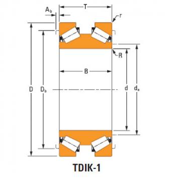 tdik thrust tapered roller bearings lm765148dw lm765111