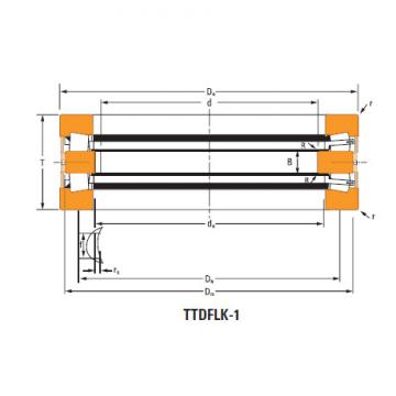 TTdFlk TTdW and TTdk bearings Thrust race single T660fa