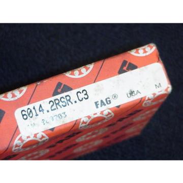 FAG 6014.2RSR.C3 Radial Ball NTN JAPAN BEARING, Single Row Lip Seals