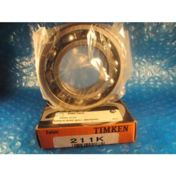 Fafnir Timken 211K, 211 K, Single Row Radial Bearing(SKF 6211 JEM, NSK, NTN,FAG)