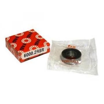 NEW IN BOX FAG DEEP GROOVE BALL BEARING 10MM X 26MM X 8MM 6000.2RSR (2 AVAIL.)