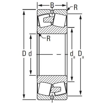 Timken TAPERED ROLLER BEARINGS 22322KEMW33W800    