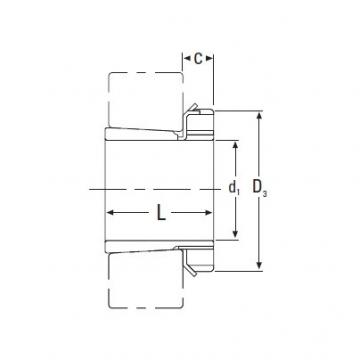 Timken TAPERED ROLLER BEARINGS H2322    