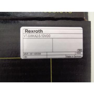 REXROTH VT-SWKA2-5-10/V0/0  MNR: 0811405094 &#034;NEW IN BOX&#034;NEVER BEEN USED