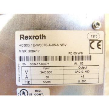Rexroth HCS03.1E-W0070-A-05-NNBV IndraDrive C Controller