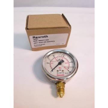 New Bosch Rexroth R900771208  AB31 38/63 Manometer Pressure Gauge 250 Bar/MPA  