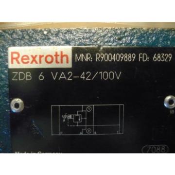 New Rexroth R900409889 ZDB 6 VA2-42/100V ZDB6VA2-42/100 Valve