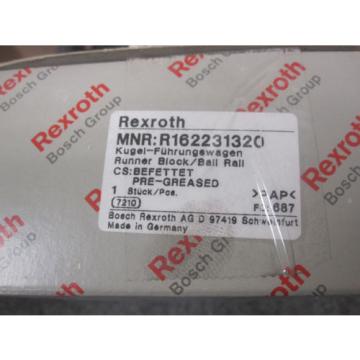 NEW REXROTH LINEAR BEARING # R162231320