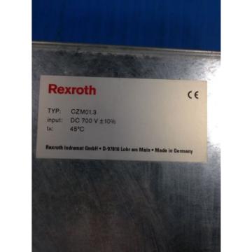 REXROTH INDRAMAT CZM01.3-02-07 SERVO DRIVE USED CHEAP (U4)
