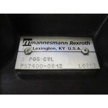 NEW MANNESMANN REXROTH P57400-0812 3 POSITION CYLINDER