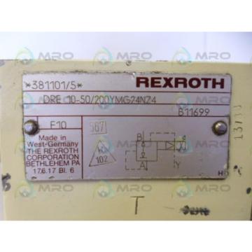 REXROTH DRE10-50/200YMG24NZ4 VALVE *USED*
