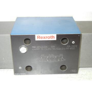 REXROTH 4 WRP 10 E63S-1X/G24Z24/M-850 NEW PROPORTIONAL VALVE 0811404020