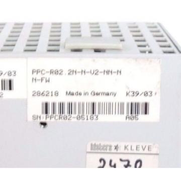 REXROTH PPC-R02.2N-N-V2-NN-NN-FW CONTROLLER SLAVE MODULE PPCR022NNV2NNNNFW