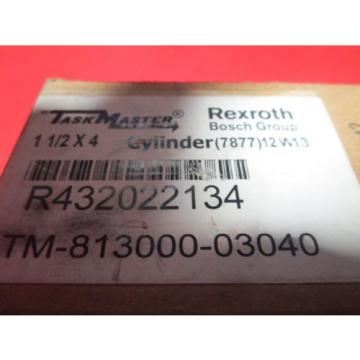 Rexroth TM-813000-03040, 1-1/2x4 Task Master Cylinder, R432022134, 1-1/2&#034; Bore