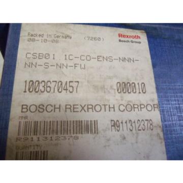 REXROTH CSB01-1C-CO-ENS-NNN-NN-S-NN-FW CONTROL MODULE R911312378 *NEW IN BOX*