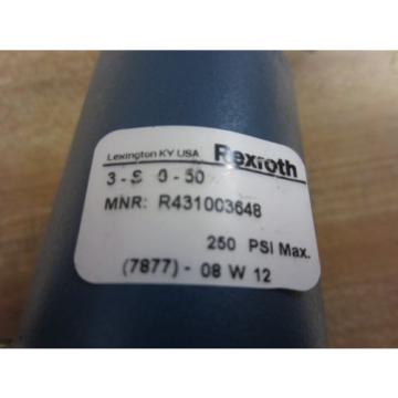 Rexroth R431003648 Pressure Regulator - New No Box