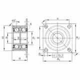 angular contact ball bearing installation ZKLR1244-2RS INA