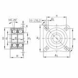 angular contact ball bearing installation ZKLR1035-2Z INA