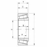 tapered roller thrust bearing 33012 ISO