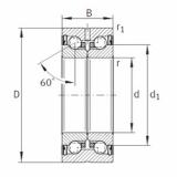 thrust ball bearing applications ZKLN5090-2RS INA