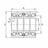 thrust ball bearing applications ZKLN2557-2RS-2AP INA