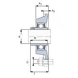 Bearing housed units YAR 205-2FW/VA228 SKF