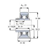 Bearing housed units YAR 204-012-2FW/VA201 SKF