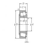 Single Row Tapered Roller Bearings NTN EE117063/117148