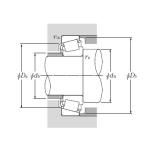 Single Row Tapered Roller Bearings NTN EE755280/755360G2