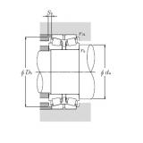 Double Row Tapered Roller Bearings NTN CRD-6136