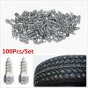 100Pcs Screw in Tire Stud Snow Spikes Racing Track Tire Ice Studs Snowmobile ATV #1 small image