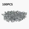 100Pcs Car/Truck/ATV Screw in Tire Stud Snow Spikes Racing Track Tire Ice Studs #4 small image