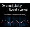 4.3&#034; 2AV sucker Screen + 4LED Car Track Dynamic Trajectory Rearview CCD Camera
