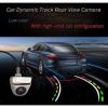 Sliver Car Tailgate Dynamic Trajectory Rearview CCD Camera Moving for Volvo