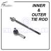 Ford C-Max Volvo C30 C70 S40 LEFT Inner &amp; Outer Tie Rod End Steering Track Rod #1 small image