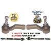 FOR VOLVO C70 2006 &gt; INNER x2 &amp; OUTER x2 STEERING TRACK RACK TIE ROD END SET #1 small image
