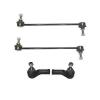 VOLVO S90 96-00 2x TRACK ROD ENDS &amp; 2 x SUSPENSION DROP LINK RODS #1 small image