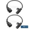 2x ABS Sensor 2 Sensoren Raddrehzahl rechts und links MEYLE 1008990011