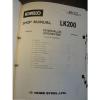 Kobelco LK200 Loader service shop repair manual S5RK0001E