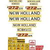New Holland Kobelco E27.2SR Mini Digger Decal Kit #1 small image