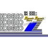 Kobelco SK 330LC Excavator Decal Set with Dynamic Acera Decals