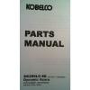 Kobelco SK290LC-6E Hyd Excavator Dynamic Acera S/N YQ08U0969- Parts Manual 11/02