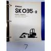 KOBELCO SK035-2 EXCAVATOR PARTS MANUAL   S4PX1007