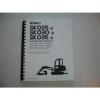 Kobelco Hydraulic Excavator OPERATORS MANUAL SK025 SK030 SK035 &#034;-2&#034; Service