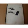 Kobelco LK850-ll Wheel Loader Operator&#039;s Manual , s/n RJ-1001-up