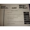 Kobelco K916 K916-II HYD Excavator SHOP MANUAL PARTS OPERATORS Catalog Service