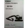 Kobelco ED150 S/N YL04-00501- Excavator Opt Attachments Operator &amp; Parts Manual #4 small image