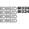 SK 024 Excavator New Kobelco Decal Set