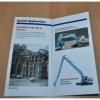 Kobelco Model Range Excavator Brochure Prospekt