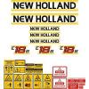 New Holland Kobelco E18 B Mini Digger Decal Kit #1 small image